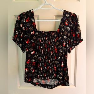Mushroom Print Blouse